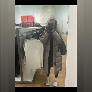 Aritzia The Super Puff Long Modern Taupe XS